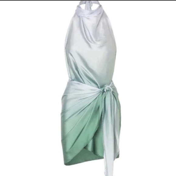 Baobab Collection Dresses & Skirts - Baobab Dress Mini Short White and Green NEW SIZE M